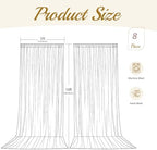 40ft x 10ft Navy Blue Backdrop Curtains, Navy Blue Drapes for Backdrop Wedding Birthday Party Baby Bridal Shower, alternate