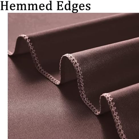 40ft x 10ft Wrinkle Free Brown Backdrop Curtains for Parties, 8 Panels 5x10ft Thick Fabric Backdrop Drapes for, alternate