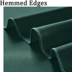 40ft x 10ft Wrinkle Free Hunter Green Backdrop Curtains for Parties, 8 Panels Polyester Green Photo Backdrop, alternate view