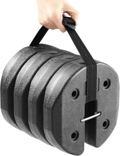 40LBS Easy Canopy Weights with Lock Design No Sliding,4 Pack
