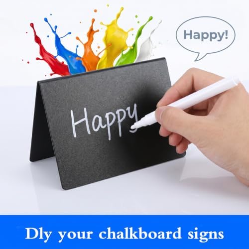 40Pack Food Labels Signs for Party Buffet 4"x3" Mini Chalkboard Signs for Food Buffet Catering Supplies, alternate view 5