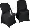 40PCS Spandex Folding Waterproof Chair Covers for Party, Black New in Black New
