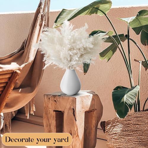 40PCS White Pampas Grass for Home Decor - Elegant Boho Decor - Premium Quality Pampas Grass Stems - Perfect for, alternate