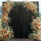 40x10FT Black Backdrop Curtains for Wedding Parties, Wrinkle Free Polyester Photography Backdrop Drapes for, alternate view 3