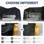 40x10FT Black Backdrop Curtains, Polyester Back Drop for Halloween in 40x10FT, alternate view 3