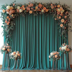 40x10FT Dark Green Backdrop Curtains for Wedding Parties, Wrinkle Free Photo Backdrop Curtains for Wedding, alternate view 4