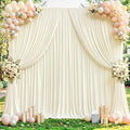 40x10ft Ivory Backdrop Curtains for Wedding Parties Wrinkle Free Photo Backdrop Drapes for Photography Birthday