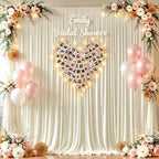40x10ft Ivory Backdrop Curtains for Wedding Parties Wrinkle Free Photo Backdrop Drapes for Photography Birthday, alternate