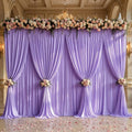 40x10ft Lavender Backdrop Curtain Panels for Parties - Wrinkle Free Polyester Photo Curtain Backdrop Wedding