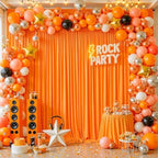 40x10ft Orange Backdrop Curtains for Wedding Parties Wrinkle Free Photo Backdrop Drapes for Photography Birthday, alternate