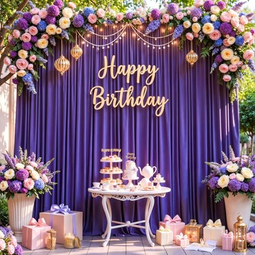 40x10ft Purple Backdrop Curtains for Wedding Parties Wrinkle Free Photo Backdrop Drapes for Photography Birthday, alternate
