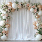 40x10FT White Backdrop Curtains for Wedding Parties, Wrinkle Free Photo Backdrop Curtains for Wedding Birthday, alternate