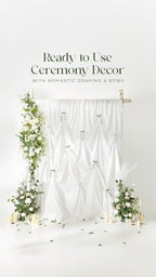 41inch Tall Standing Artificial Flowers 2pcs, White & Sage in 41" tall in Wht-white & Sage, alternate view 5