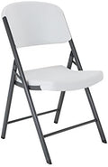 42804 Commercial Grade Folding Chair, 4 Pack, White Granite