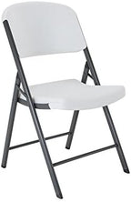 42804 Commercial Grade Folding Chair, 4 Pack, White Granite