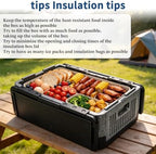42QT EPP Insulated Catering Hot Box, Top Load Food Pan Carrier, Holds Full and Half Size 8 Inch Deep Pans, alternate view 4