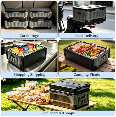 42QT EPP Insulated Catering Hot Box, Top Load Food Pan Carrier, Holds Full and Half Size 8 Inch Deep Pans, alternate view 5