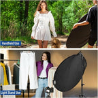 43"/110cm Light Reflector with Clamp & Hand Grips, 5 in 1, RF-110II, alternate view 3