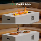 43 Inch Outdoor Propane Fire Pit Table, 50,000 BTU CSA-Certified Gas Fire Pit for Patio, Backyard, Deck &, alternate view 5