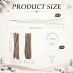 43 Pcs Winter Wonderland Decorations, Artificial Hanging Vines, alternate view 2