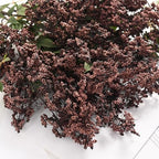 43In Faux Berry Stems, Artificial Nandina Branches Fall Decor, Dark Brown in Dark Brown, alternate view 4
