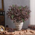 43In Faux Berry Stems, Artificial Nandina Branches Fall Decor, Dark Brown in Dark Brown, alternate view 5