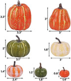 46 Pcs Artificial Pumpkins for Decorating Fall Decorations, alternate view 3