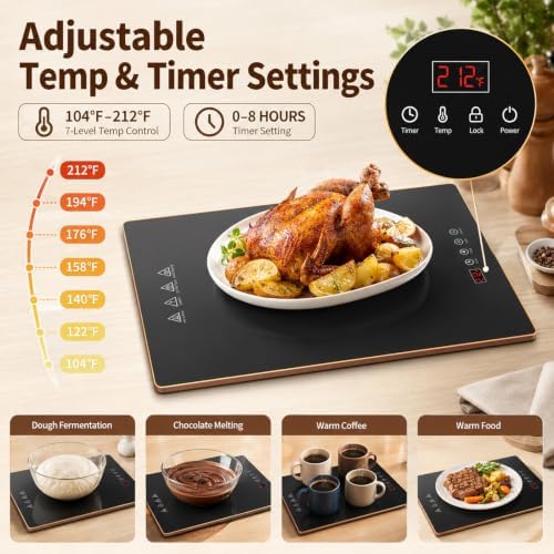 47"×16" Extra Large Food Warmers for Parties Buffet, alternate view 5