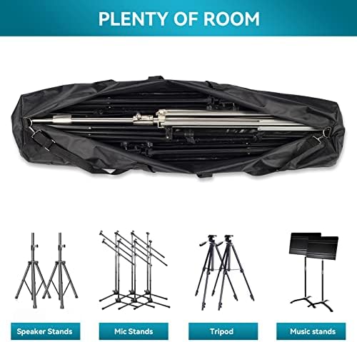 47" Long Tripod Carrying Bag for Speaker Light Mic/Microphone Stands, alternate view 4