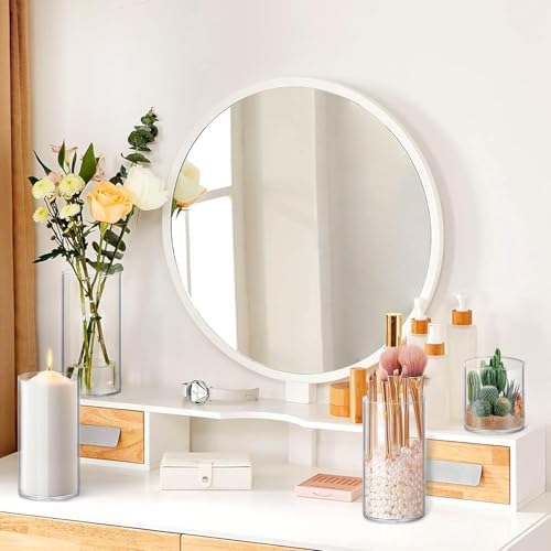 48 Pack Thick Glass Cylinder Vases 4,6,9,12 Inch Tall Clear Flower Vase Hurricane Floating Candle Holder for, alternate view