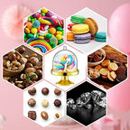 48 Pcs Plastic Mini Cake Stand with Dome Lid, Gold in Gold, alternate view 4