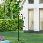 48in 5‐Prong Shepherd Hooks,4‐Pack Heavy‐Duty Iron Garden Hooks for Outdoor in 48in-4pack, alternate view 2