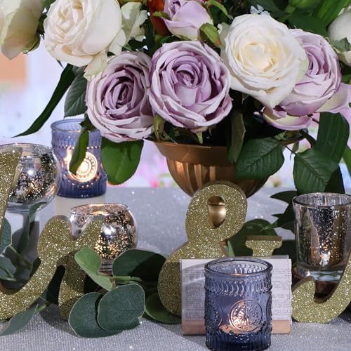 48PCS Assorted Votive Candle Holders, Mercury Glass Candle Holder for Party, Wedding Centerpieces for Tables, alternate view