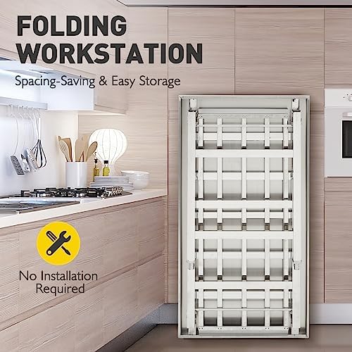 48x30 NSF Stainless Steel Folding Table, Heavy Duty 500lbs, alternate view 6