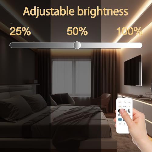 49ft COB LED Strip Light Warm White 2700K with Remote and UL Power Supply, alternate view 5