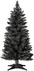 4ft Artificial Christmas Tree, Mini Xmas Pine Tree with 4-Leg Stable Plastic Base, Small Tabletop Christmas Tree