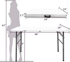 4FT Folding Table, alternate view 3