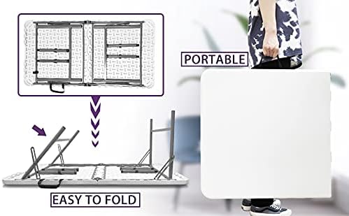 4FT Folding Table, alternate view 4