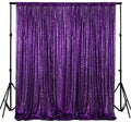 4FT x 7FT Purple Sequin Backdrop | Photobooth Background | Wedding & Event Decor | Rustic & Elegant Sequin