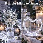 4Pack 100LED Fairy Lights Battery Operated with Remote, Cool White in Cool White, alternate view 4