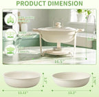 4Pack 6QT White Chafing Dishes for Buffet with Glass Lid in Silver and Golden, alternate view 2