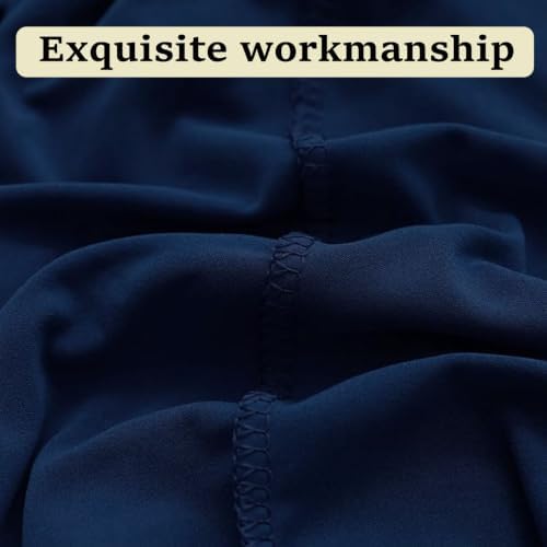 4Pack Cocktail Table Covers 32x43Inch Navy Blue Cocktail Table Tablecloths in 32x43Inch in Navy Blue, alternate view 5
