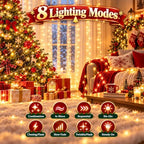 4Pack Fairy Lights Battery Twinkle Lights Remote Warm White & Multicolor in Warm White & Multicolor, alternate view 3