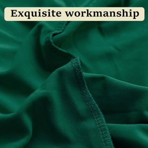 4Pack Forest Green Cocktail Table Covers 32x43Inch Cocktail Tablecloths in 32x43Inch in Forest Green, alternate view 5