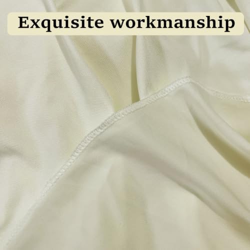 4Pack Ivory Cocktail Table Covers 32x43Inch Cocktail Table Tablecloths in 32x43Inch, alternate view 6