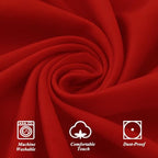 4Pack Red Cocktail Table Covers 32"x43" Cocktail Table Tablecloths Red, alternate view 4