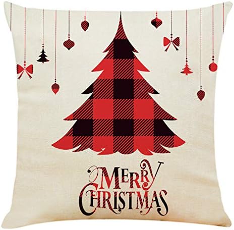 4PCS 18"x18" Throw Pillow Covers for Christmas Cushion Pillow Cases, alternate view 5