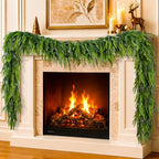 4pcs 6Ft Christmas Garlands, Real Touch Norfolk Pine Garland, Christmas Decor, alternate view 4