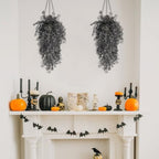 4Pcs Artificial Black Hanging Wisteria Plant 31.5In Halloween Decor, alternate view 4
