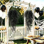4Pcs Artificial Black Hanging Wisteria Plant 31.5In Halloween Decor, alternate view 7